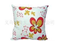 全棉活性印花帆布靠枕 尺寸定制，打造個(gè)性化家居舒適角落